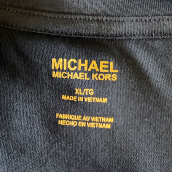 NWT MICHAEL KORS Navy Blue Women's Top Sz XL NWT - Picture 8 of 11